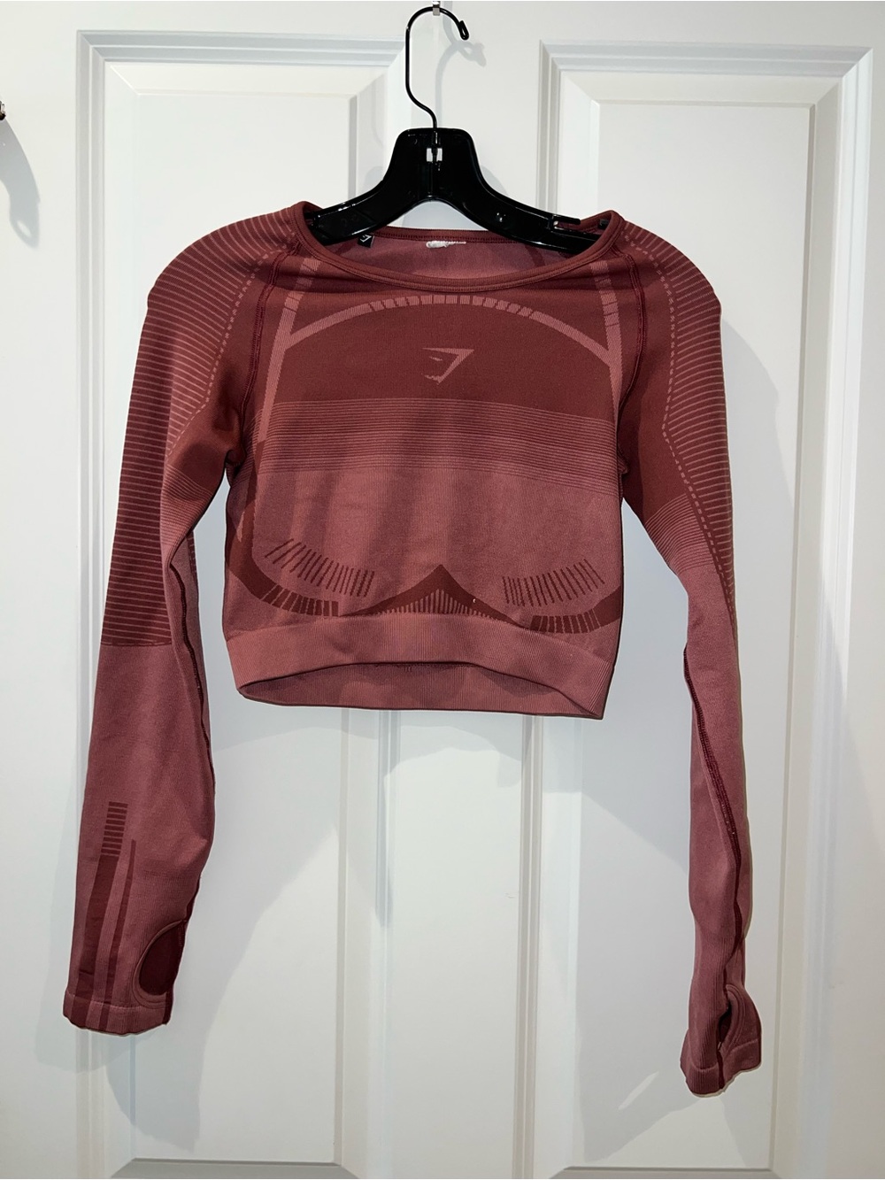 Gymshark Long-Sleeve Seamless Crop Top